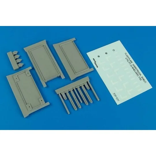 Flightline handtrack (3 shelves), 1/32 - Aerobonus 320.031 Flightline handtrack (3 shelves), 1/32 - Aerobonus 320.031