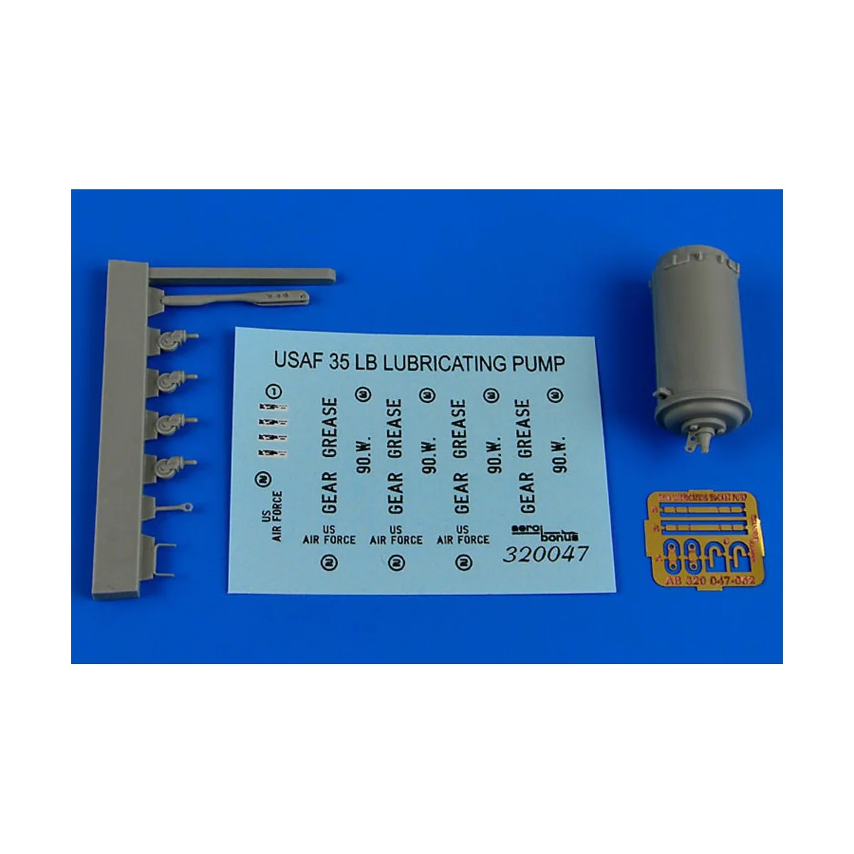 35Lb. lubricating bucket pump USAF, 1/32 - Aerobonus 320.047 35Lb. lubricating bucket pump USAF, 1/32 - Aerobonus 320.047