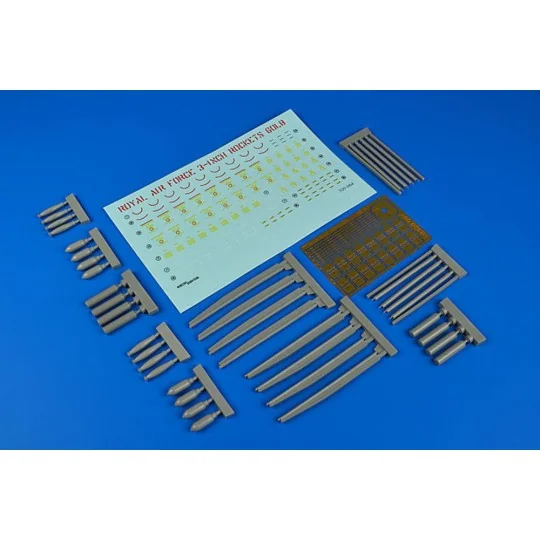 R.A.F.3-inch 60Ib rockets, 1/32 - Aerobonus 320.064 R.A.F.3-inch 60Ib rockets, 1/32 - Aerobonus 320.064