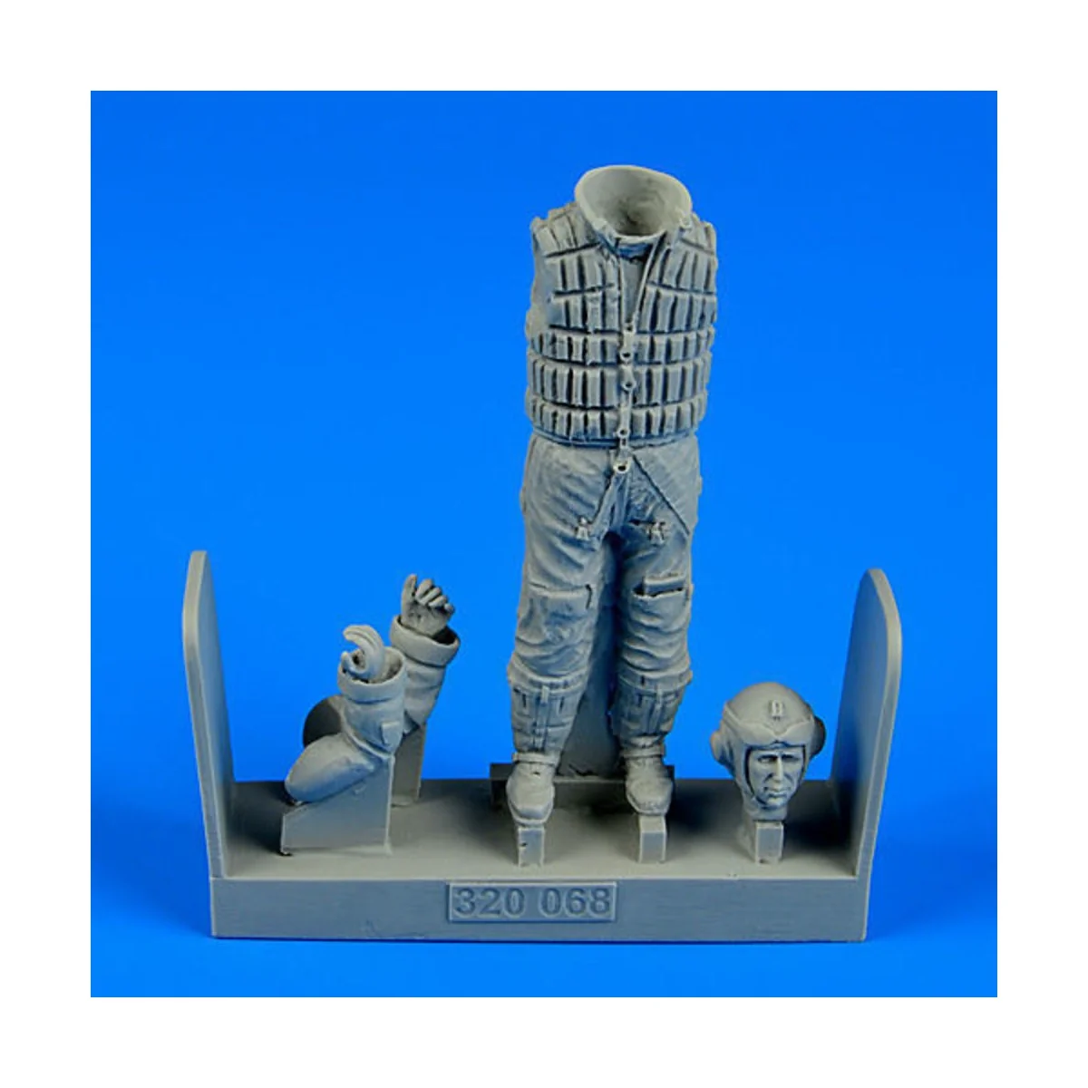 German Luftwaffe Pilot WWII w.life jacke - Aerobonus 320.068