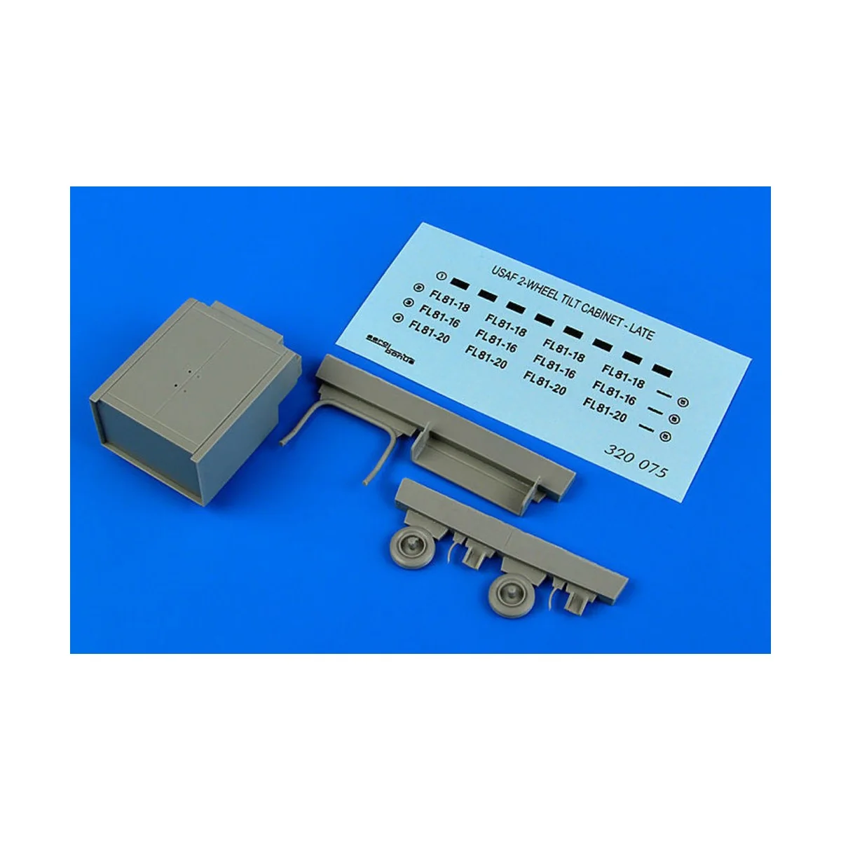 USAF 2-wheel tilt cabinet - late, 1/32 - Aerobonus 320.075