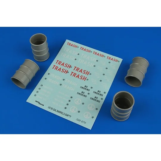 US 55 gallon barrels (empty), 1/32 - Aerobonus 320.079