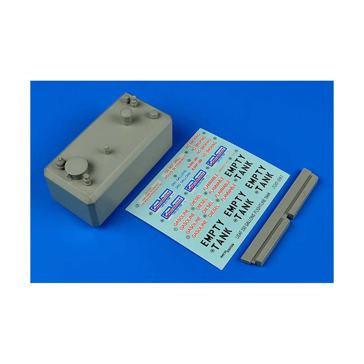 USAF 250 gallons flightline tank, 1/32 - Aerobonus 320.081 USAF 250 gallons flightline tank, 1/32 - Aerobonus 320.081