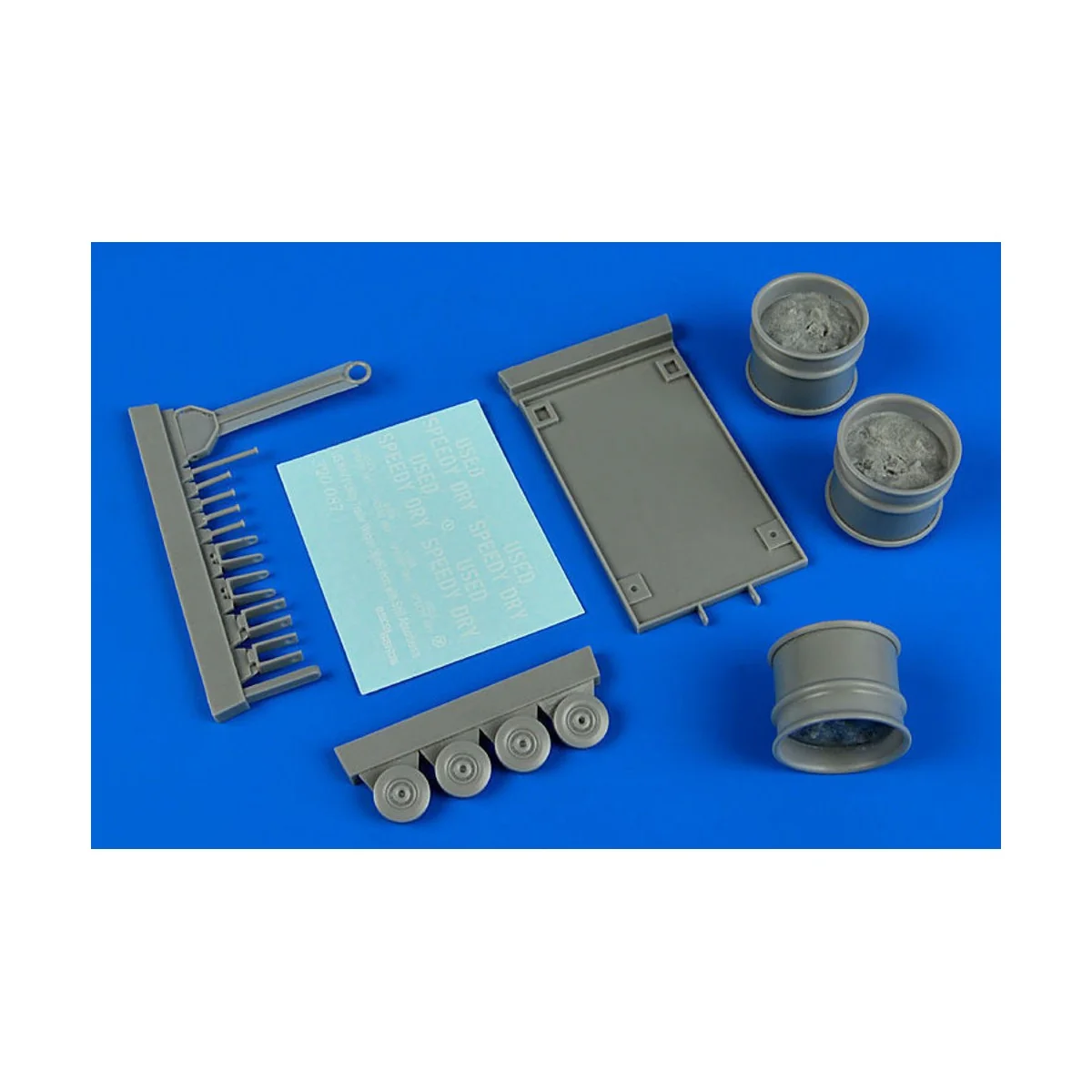 US NAVY utility trailer wagon 36x60 inch with spill absorbents, 1/3...