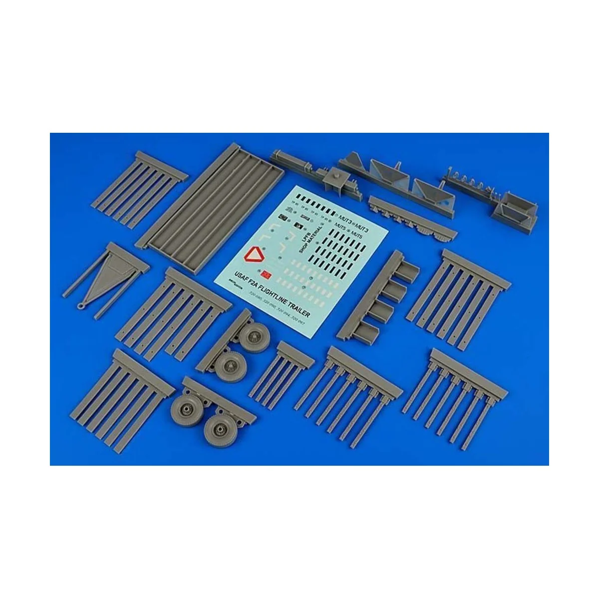 USAF F-2A Flightline trailer (steel platform with racks) - Aerobonu...