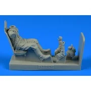 Soviet WWII Pilot f.MiG-3 with seat f.Tr, 1/32 - Aerobonus 320.092 Soviet WWII Pilot f.MiG-3 with seat f.Tr, 1/32 - Aerobonus 320.092