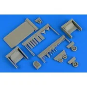 US 2ton wood deck trailer (caster steer), 1/32 - Aerobonus 320.101 US 2ton wood deck trailer (caster steer), 1/32 - Aerobonus 320.101