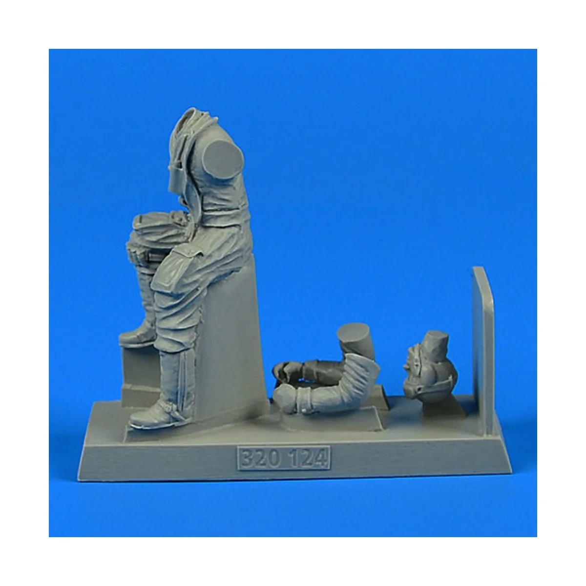 German Luftwaffe Pilot WWII with life jacket for Bf 109 f.HAS/EDU/T...