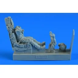 Modern British Fighter Pilot w.ej. seat for Eurofighter Typhoon f.R...