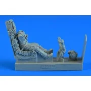 Modern British Fighter Pilot w.ej. seat for Eurofighter Typhoon f.R...