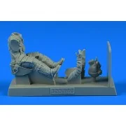 German Luftwaffe WWII Pilot with seat for Bf 109G f.HAS/REV/TRUM, 1... German Luftwaffe WWII Pilot with seat for Bf 109G f.HAS/REV/TRUM, 1...