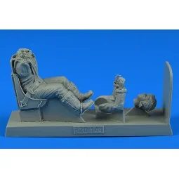 USAAF WWII Pilot with seat for P-51B/C Mustang for TRUM/REV, 1/32 -...