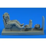 USAAF WWII Pilot with seat for P-51B/C Mustang for TRUM/REV, 1/32 -...