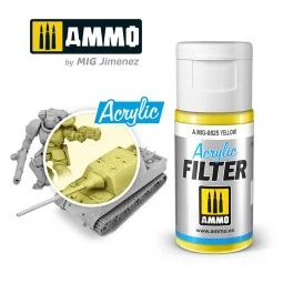 ACRYLIC FILTER Yellow - AMMO by MIG Jimenez A.MIG-0825