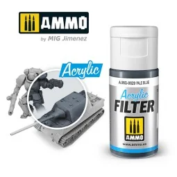 ACRYLIC FILTER Pale Blue - AMMO by MIG Jimenez A.MIG-0829