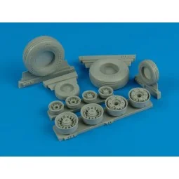 F-14A Tomcat weighted wheels (TAM), 1/32 - Wheelliant 132.004