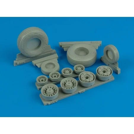 F-14A Tomcat weighted wheels (TAM), 1/32 - Wheelliant 132.004