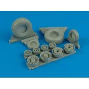 F-14A Tomcat weighted wheels (TAM), 1/32 - Wheelliant 132.004 F-14A Tomcat weighted wheels (TAM), 1/32 - Wheelliant 132.004