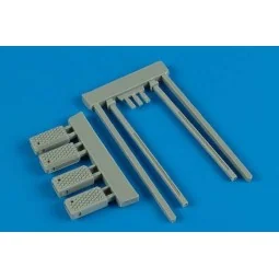 US. Navy poly. wheel chock NWC-4/5, 1/32 - Wheelliant 132.008