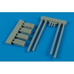 U.S. Navy poly.wheel chock NWC-4/5 - la., 1/32 - Wheelliant 132.011