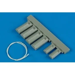 U.S.A.F. wheel chock with nylon thread, 1/32 - Wheelliant 132.013