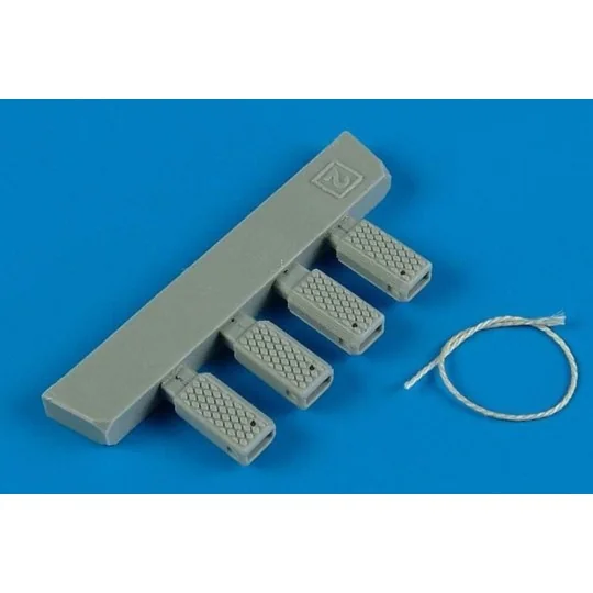 US. Navy poly. wheel chock w/nyl.thread, 1/48 - Wheelliant 148.002 US. Navy poly. wheel chock w/nyl.thread, 1/48 - Wheelliant 148.002