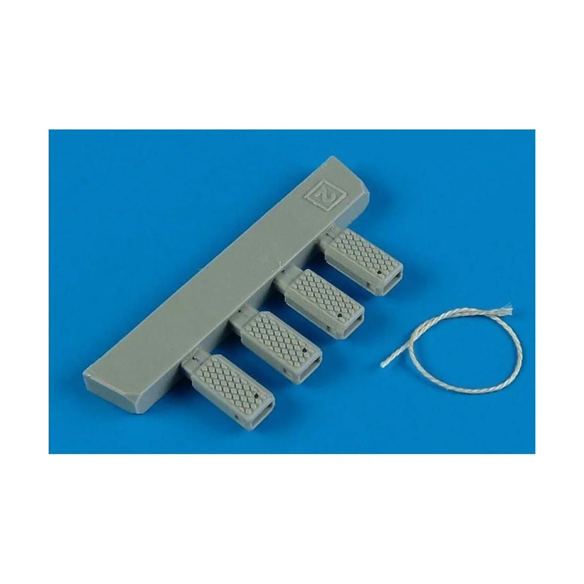 US. Navy poly. wheel chock w/nyl.thread, 1/48 - Wheelliant 148.002 US. Navy poly. wheel chock w/nyl.thread, 1/48 - Wheelliant 148.002