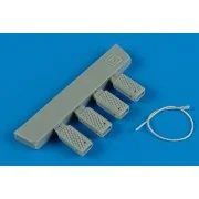 US. Navy poly. wheel chock w/nyl.thread, 1/48 - Wheelliant 148.002 US. Navy poly. wheel chock w/nyl.thread, 1/48 - Wheelliant 148.002