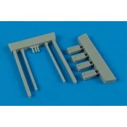 U.S. Navy poly. wheel chock NWC-4/5 la., 1/48 - Wheelliant 148.004 U.S. Navy poly. wheel chock NWC-4/5 la., 1/48 - Wheelliant 148.004