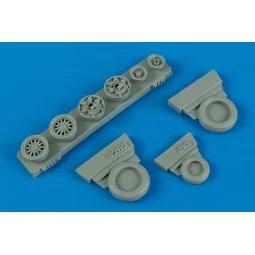 F-16C/CJ (block 50/52) weighted wheels, 1/48 - Wheelliant 148.009