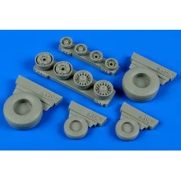 F-14B/D Tomcat weigted wheels f.HobbyBos - Wheelliant 148.012