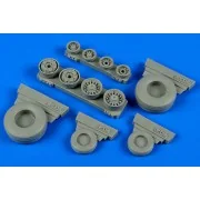 F-14B/D Tomcat weigted wheels f.HobbyBos, 1/48 - Wheelliant 148.012 F-14B/D Tomcat weigted wheels f.HobbyBos, 1/48 - Wheelliant 148.012