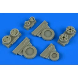 F-16I Sufa weighted wheels f.Hasgawa - Wheelliant 148.015