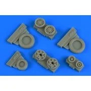 F-16I Sufa weighted wheels(GY produktion for Hasegawa, 1/48 - Wheel...
