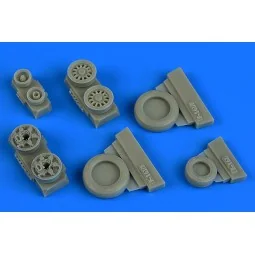 F-16I Sufa weighted wheels(GY production, 1/48 - Wheelliant 148.018