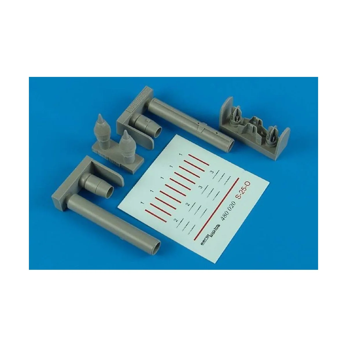 S-25-O air-to-ground rocket, 1/48 - Aerobonus 480.020