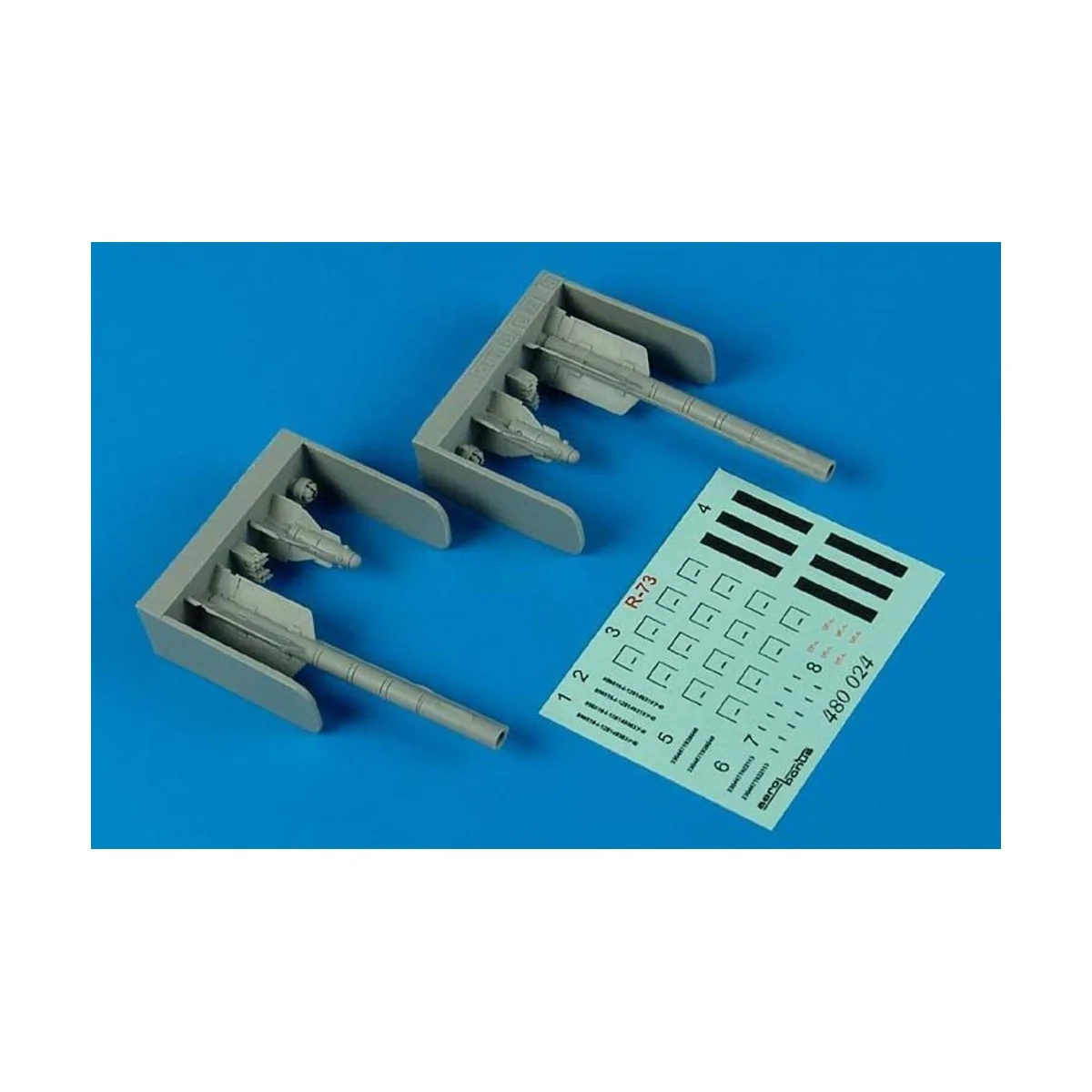 R-73 (AA-11 archer) air-to-air missile, 1/48 - Aerobonus 480.024 R-73 (AA-11 archer) air-to-air missile, 1/48 - Aerobonus 480.024