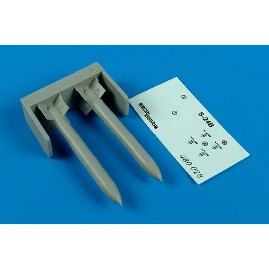 S-24-B Russian air-to-ground rockets, 1/48 - Aerobonus 480.028