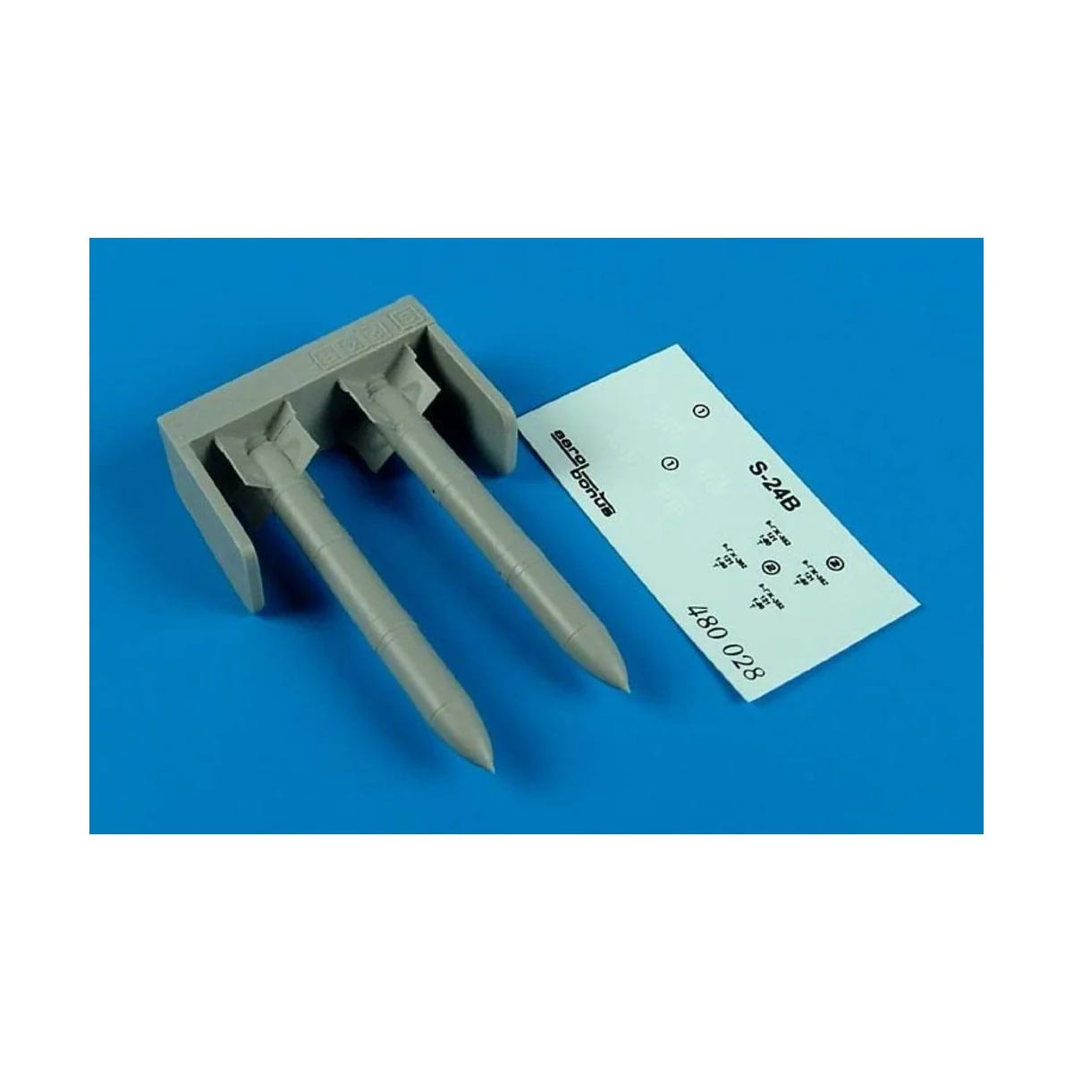 S-24-B Russian air-to-ground rockets, 1/48 - Aerobonus 480.028