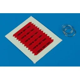 Remove before flight flags -IDF- black, 1/48 - Aerobonus 480.029