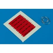 Remove before flight flags -IDF- black, 1/48 - Aerobonus 480.029 Remove before flight flags -IDF- black, 1/48 - Aerobonus 480.029