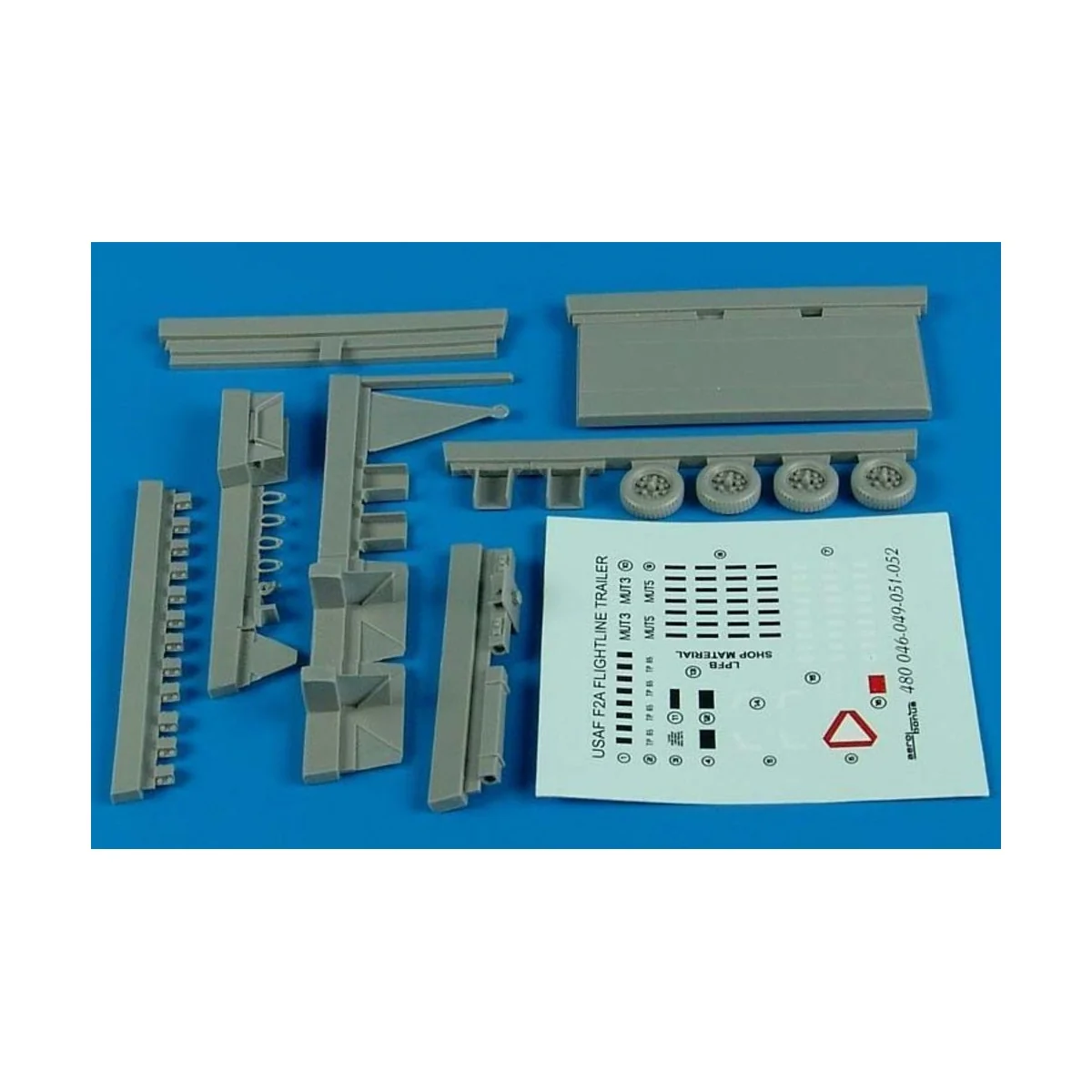 Flightline trailer F-2A (steel platform) - Aerobonus 480.046