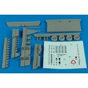 Flightline trailer F-2A (steel platform), 1/48 - Aerobonus 480.046