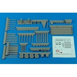 USAF F-2A flightl.trailer(steel platform, 1/48 - Aerobonus 480.049