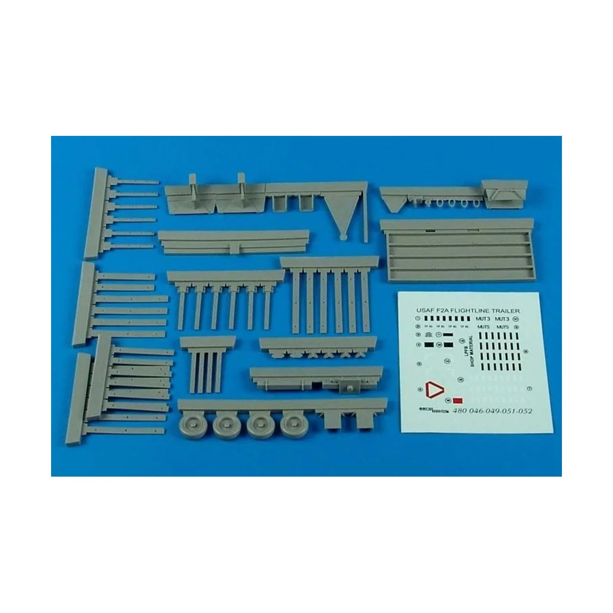 USAF F-2A flightl.trailer(steel platform, 1/48 - Aerobonus 480.049 USAF F-2A flightl.trailer(steel platform, 1/48 - Aerobonus 480.049