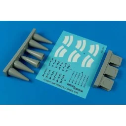 Aircraft warning cones, 1/48 - Aerobonus 480.054