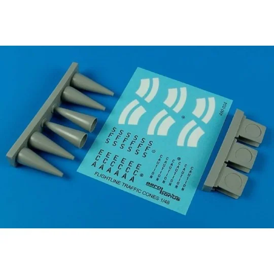 Aircraft warning cones, 1/48 - Aerobonus 480.054 Aircraft warning cones, 1/48 - Aerobonus 480.054