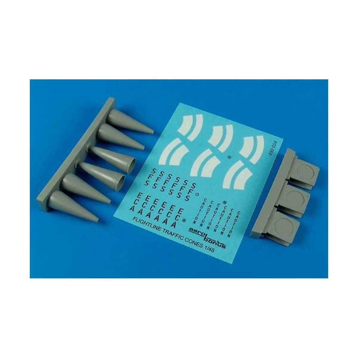 Aircraft warning cones, 1/48 - Aerobonus 480.054 Aircraft warning cones, 1/48 - Aerobonus 480.054