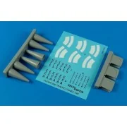 Aircraft warning cones, 1/48 - Aerobonus 480.054 Aircraft warning cones, 1/48 - Aerobonus 480.054