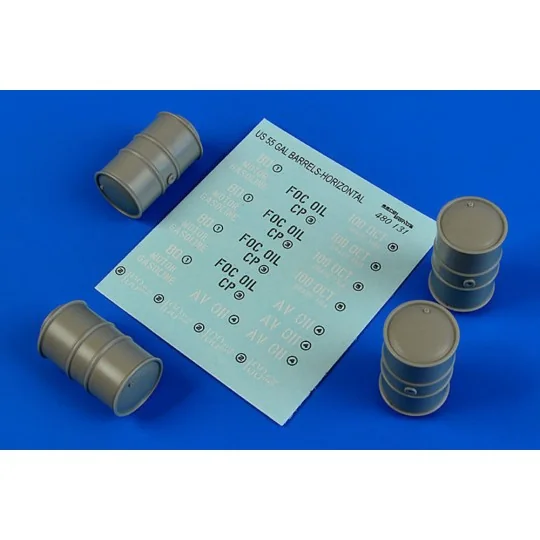 US 55 gallon barrels(horizontal position, 1/48 - Aerobonus 480.131